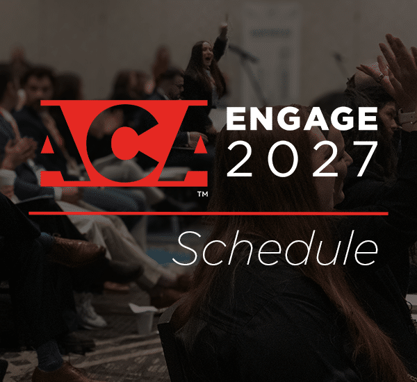 Engage 2027 Schedule